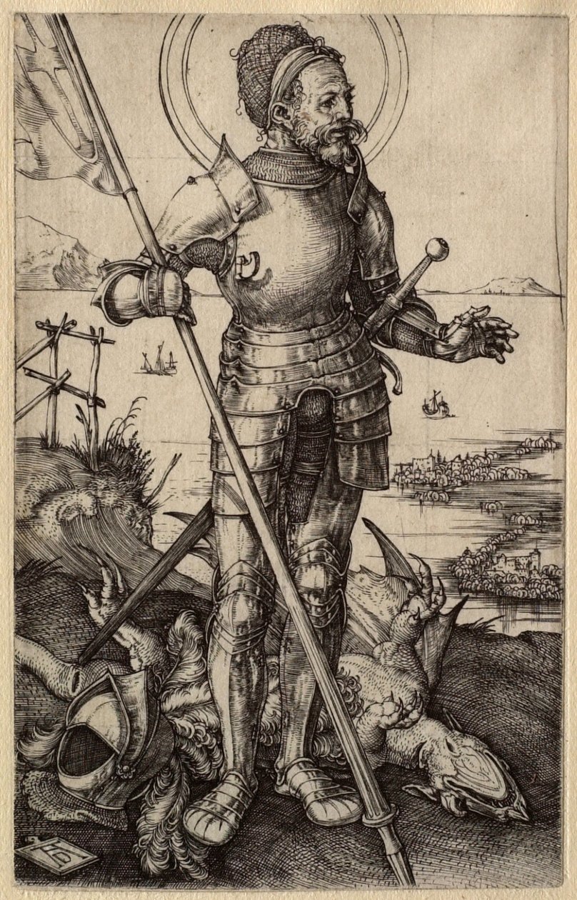 Sankt Georg zu Fuß von Albrecht Dürer