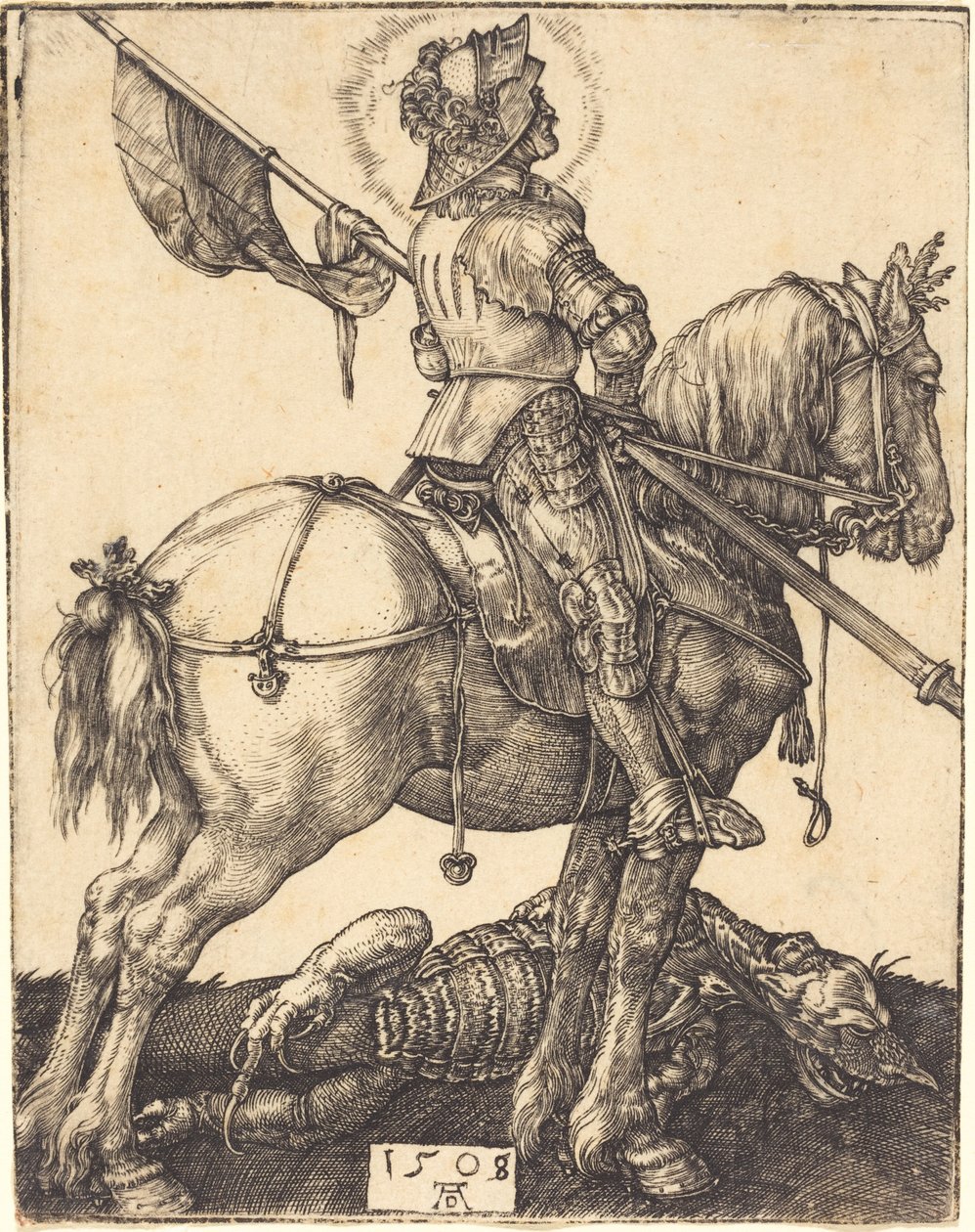 Heiliger Georg zu Pferd von Albrecht Dürer