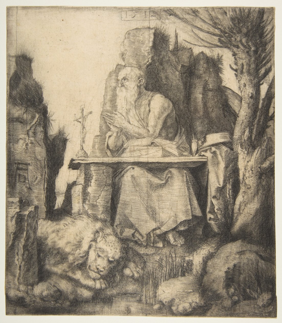 Heiliger Hieronymus bei der Weide von Albrecht Dürer