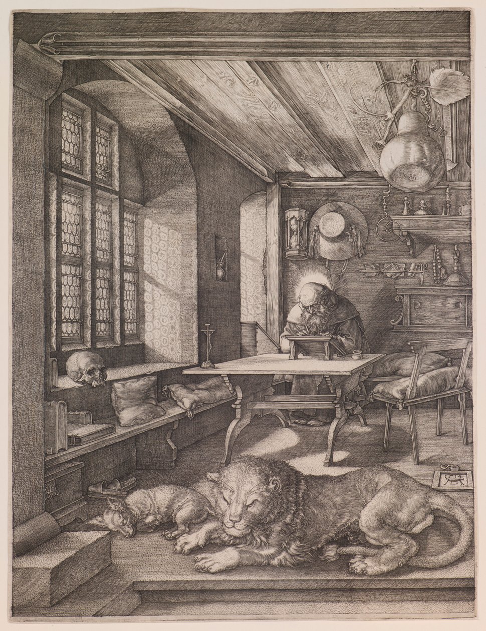 Heiliger Hieronymus in seinem Studierzimmer von Albrecht Dürer