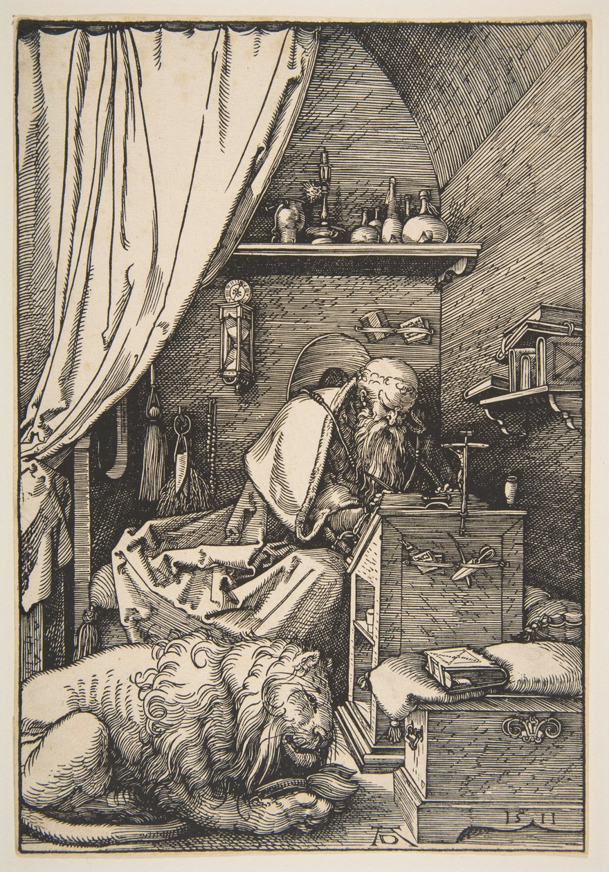 Der heilige Hieronymus in seinem Studierzimmer von Albrecht Dürer