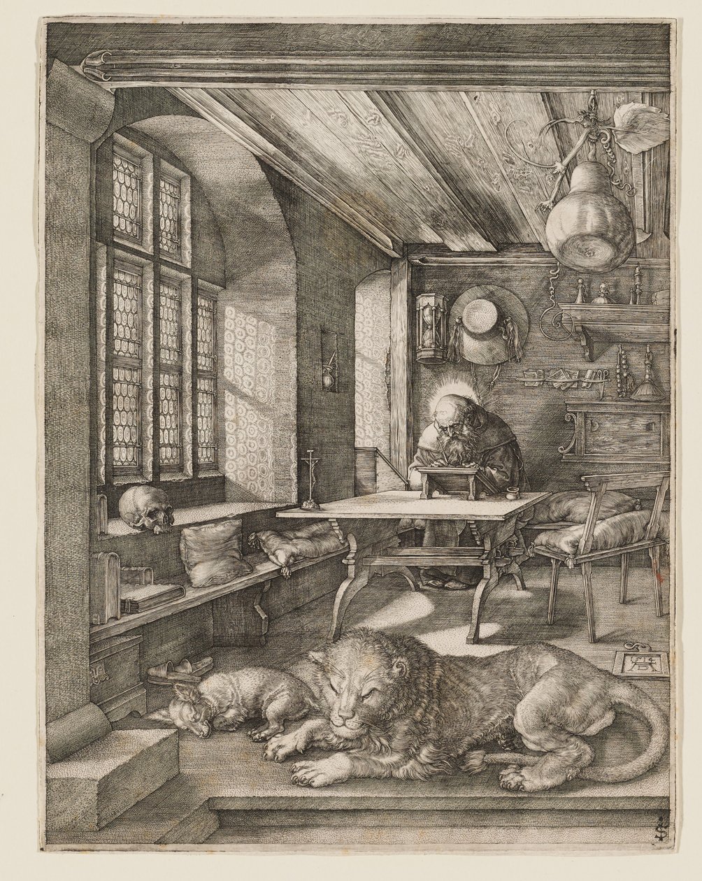 Der heilige Hieronymus in seinem Studierzimmer von Albrecht Dürer