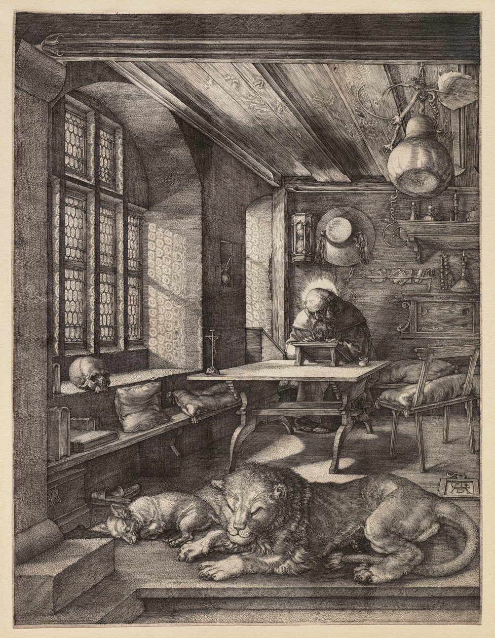 Heiliger Hieronymus in seinem Studierzimmer von Albrecht Dürer