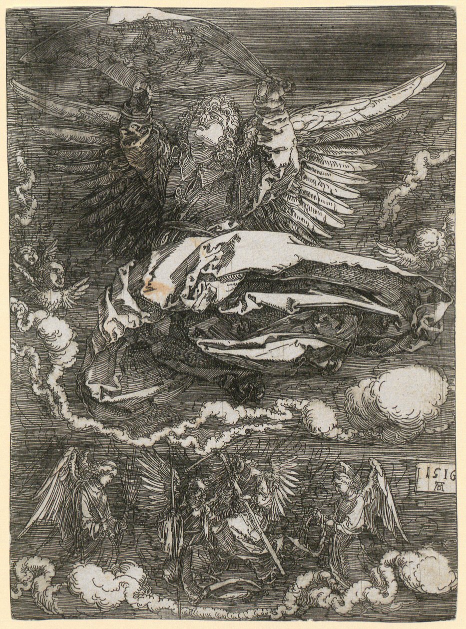 Schweißtuch von einem Engel gehalten von Albrecht Dürer