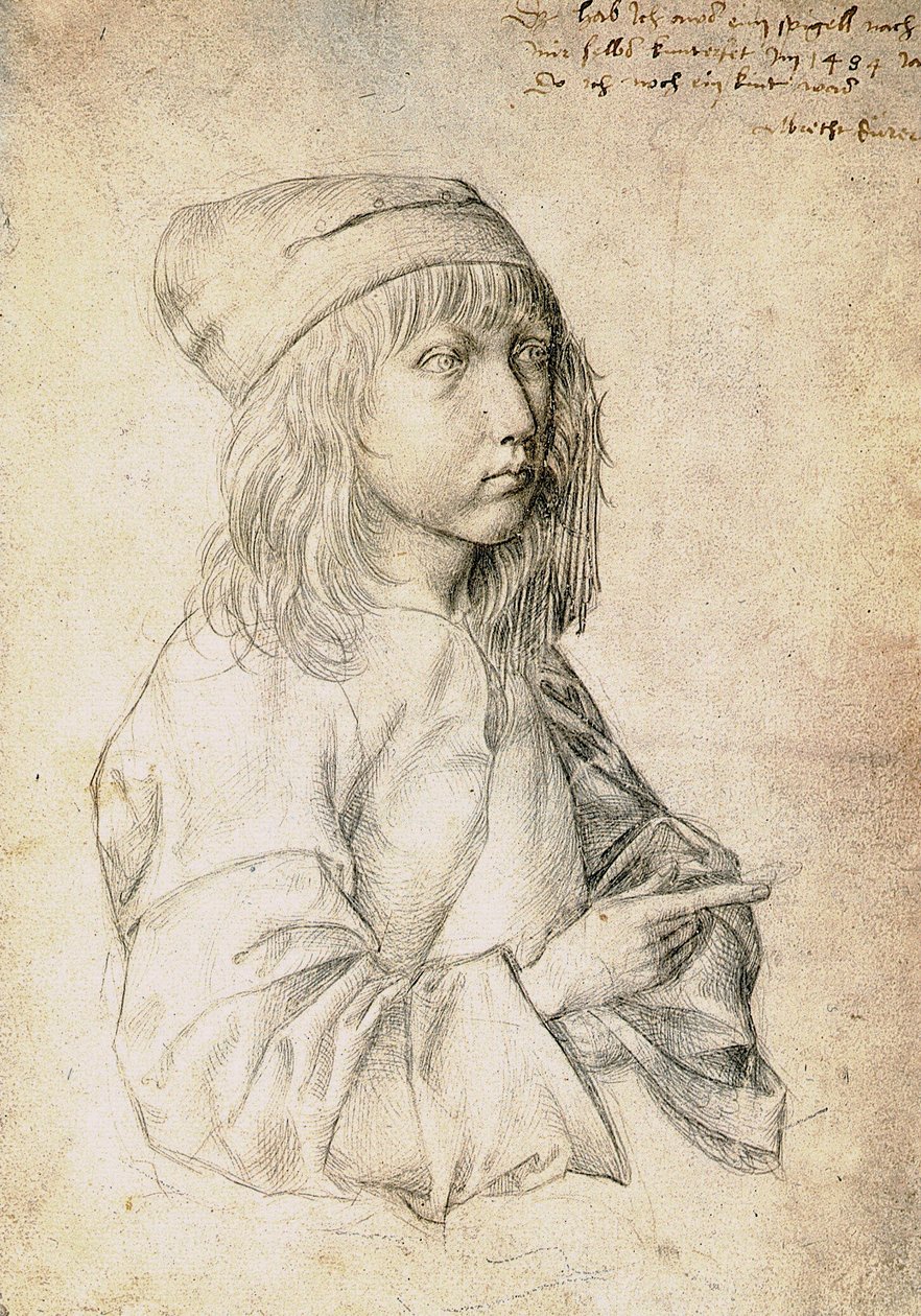 Selbstporträt mit dreizehn von Albrecht Dürer