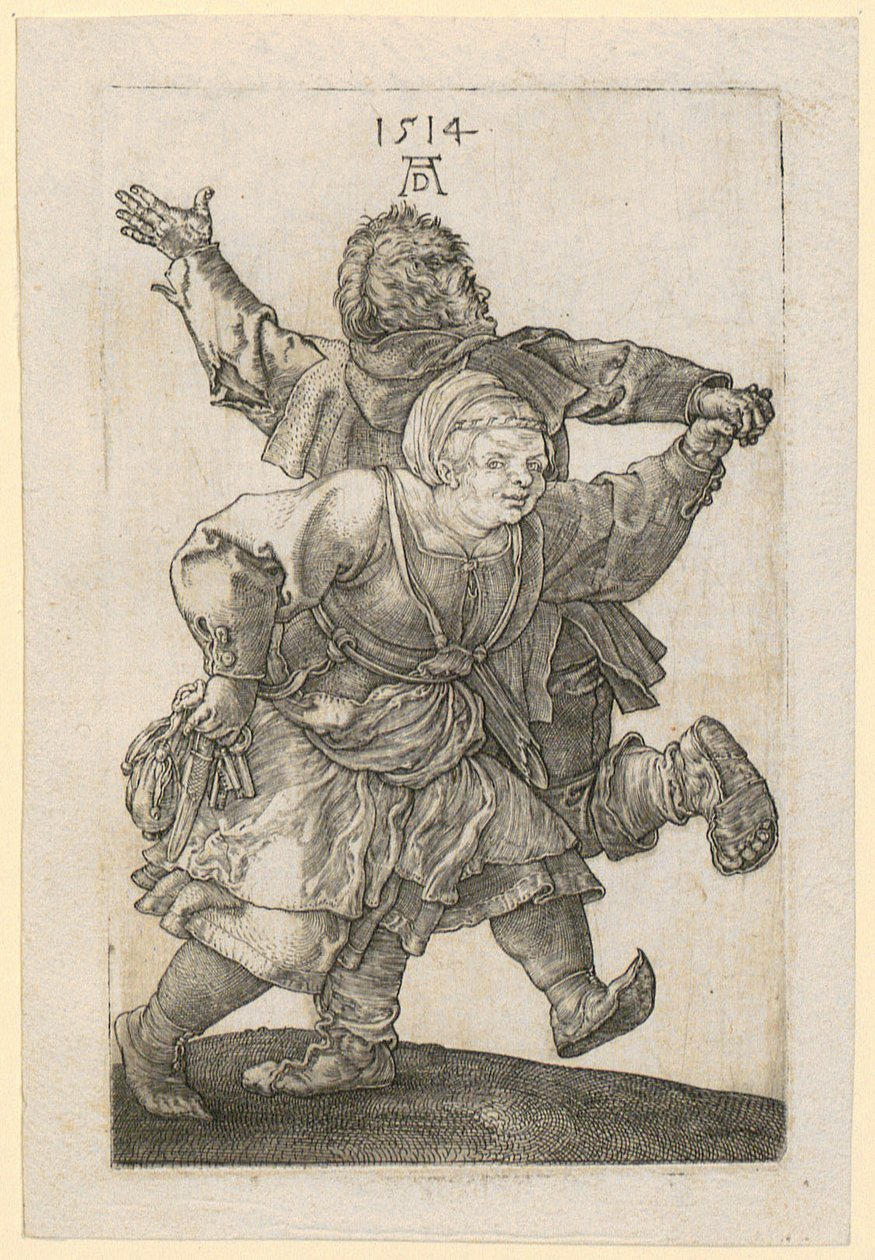 Tanzendes Bauernpaar von Albrecht Dürer