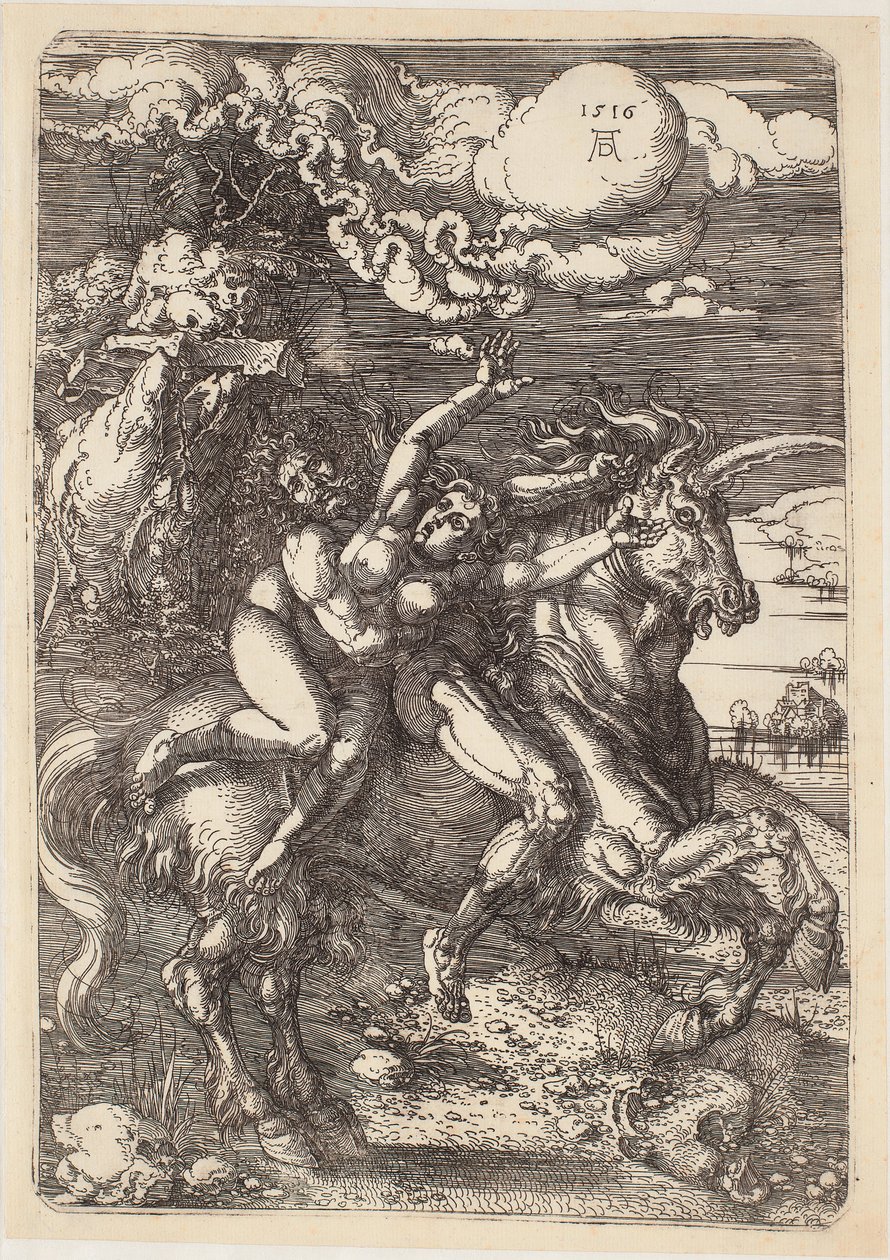 Die Entführung der Proserpina von Albrecht Dürer