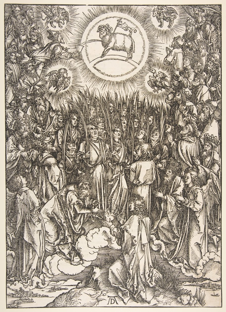 Die Anbetung des Lammes, aus der Apokalypse-Serie von Albrecht Dürer