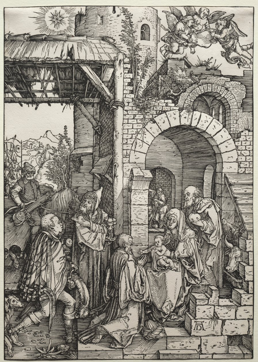 Die Anbetung der Heiligen Drei Könige von Albrecht Dürer