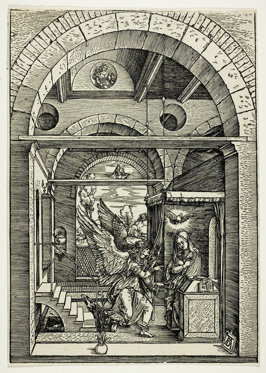 Die Verkündigung, aus Das Leben der Jungfrau von Albrecht Dürer