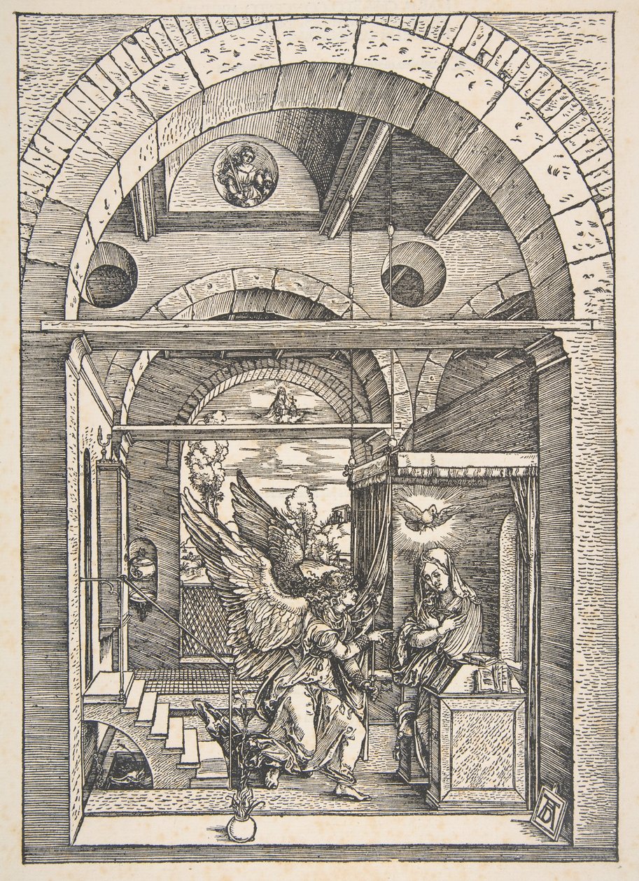 Die Verkündigung, aus "Das Leben der Jungfrau" von Albrecht Dürer