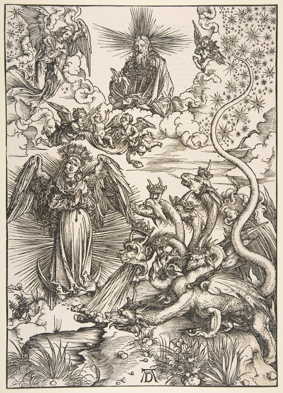 Die apokalyptische Frau, aus der Apokalypse-Serie, 1511 von Albrecht Dürer