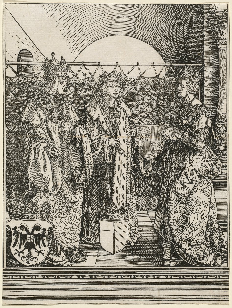 Die Verlobung von Philipp dem Schönen mit Johanna von Kastilien von Albrecht Dürer