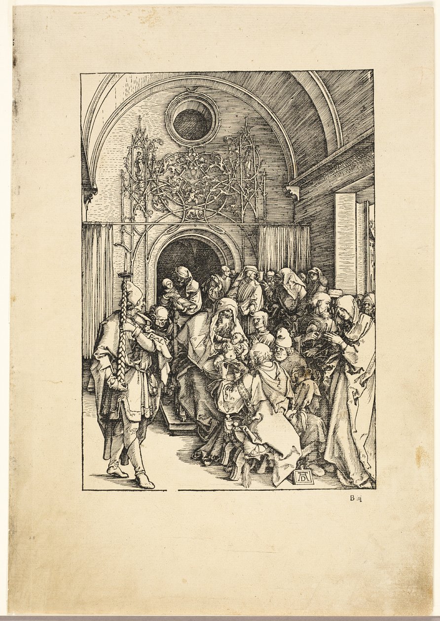 Die Beschneidung Christi, aus Das Leben der Jungfrau von Albrecht Dürer