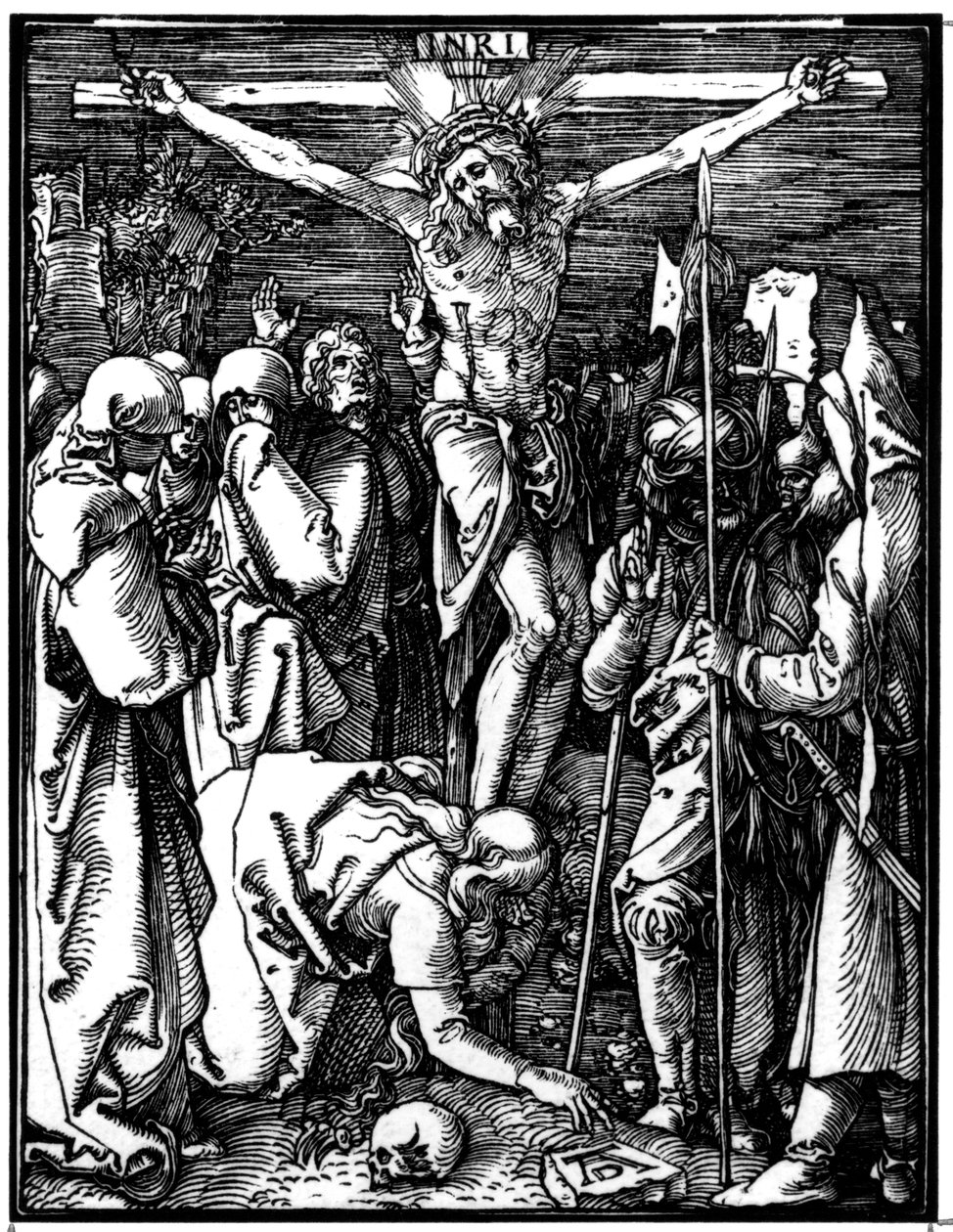 Die Kreuzigung, aus Die Kleine Passion, um 1509-11 von Albrecht Dürer