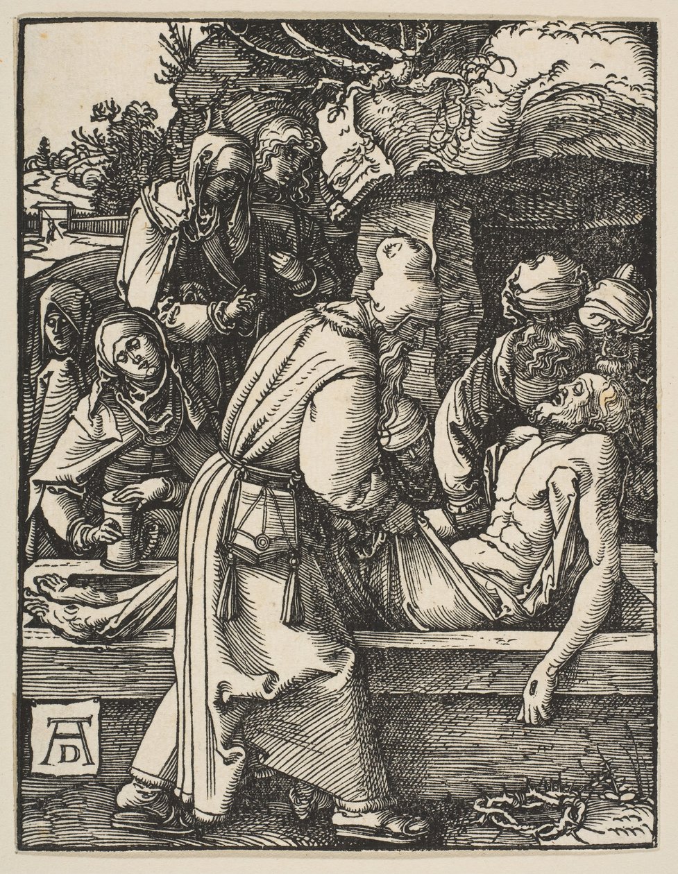 Die Kreuzabnahme, aus Die Kleine Passion, ca. 1509 von Albrecht Dürer