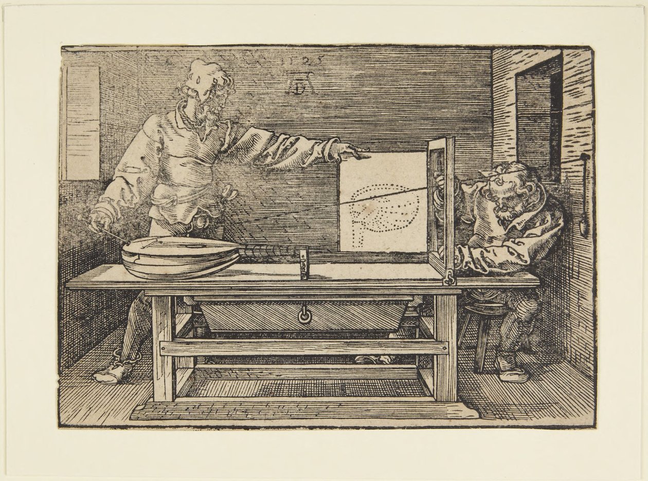 Der Designer der Laute von Albrecht Dürer