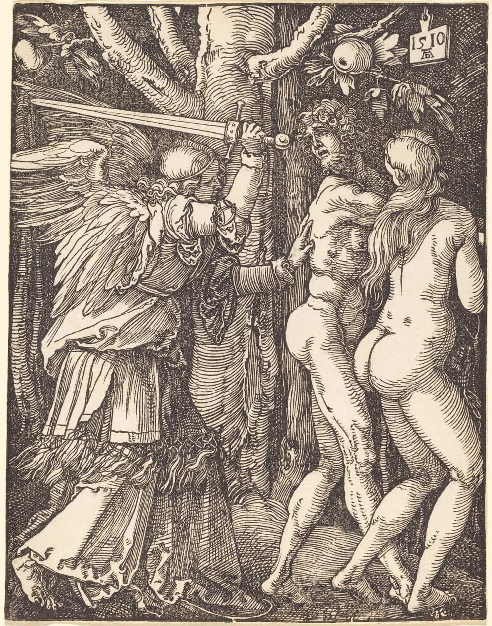 Die Vertreibung aus dem Paradies von Albrecht Dürer