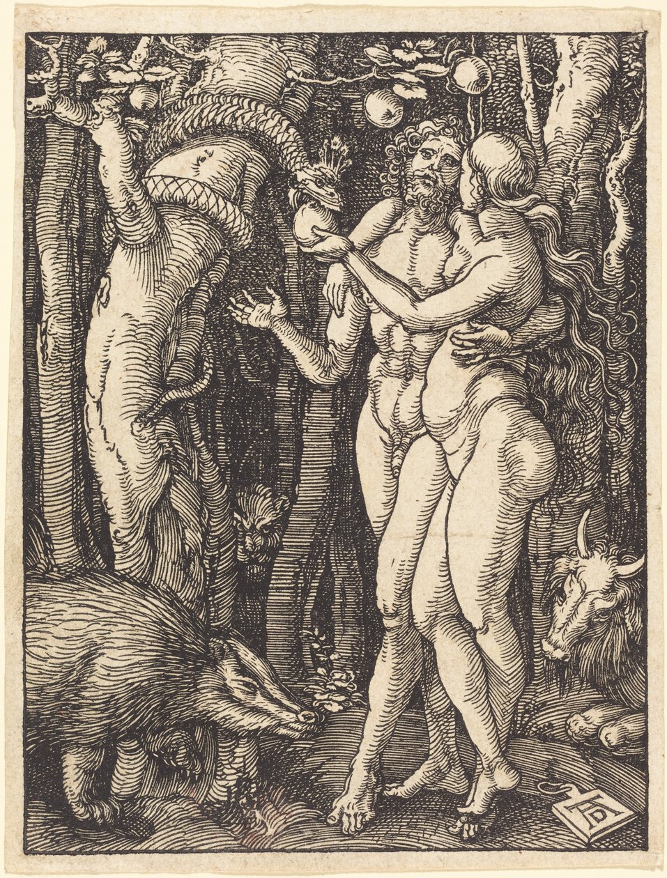 Der Sündenfall von Albrecht Dürer