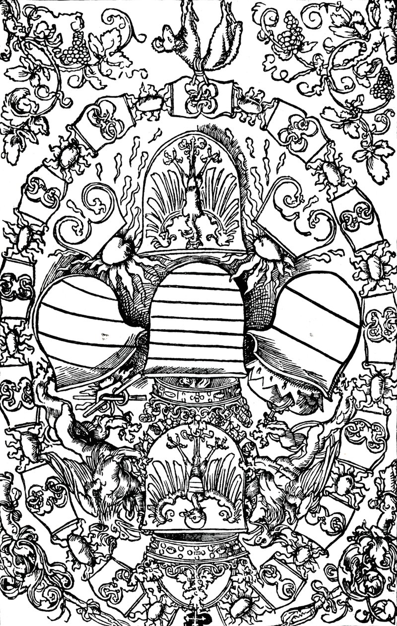 Die fünf kaiserlichen Wappen von Albrecht Dürer