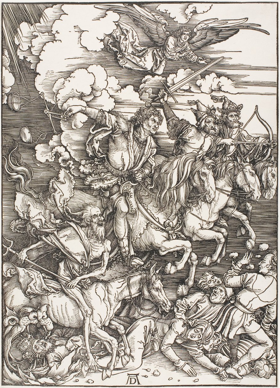 Die vier Reiter der Apokalypse, aus Die Apokalypse von Albrecht Dürer