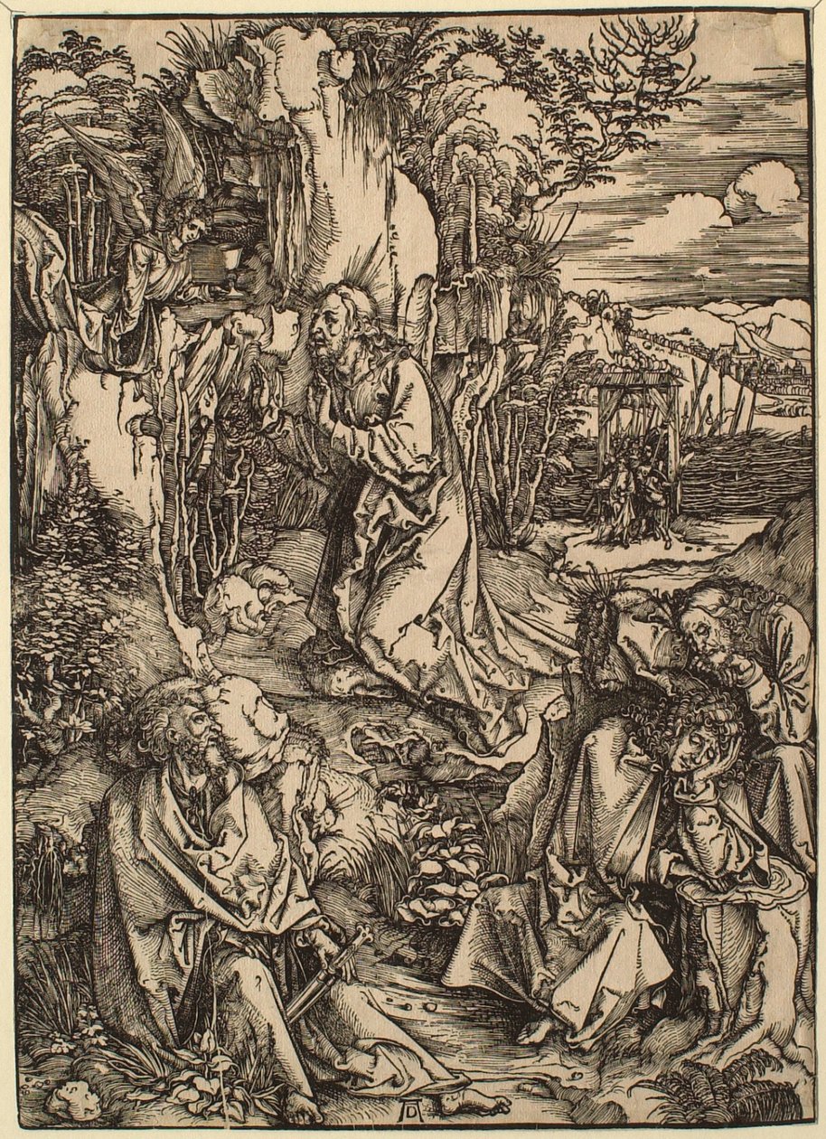 Die Große Passion: Christus am Ölberg von Albrecht Dürer