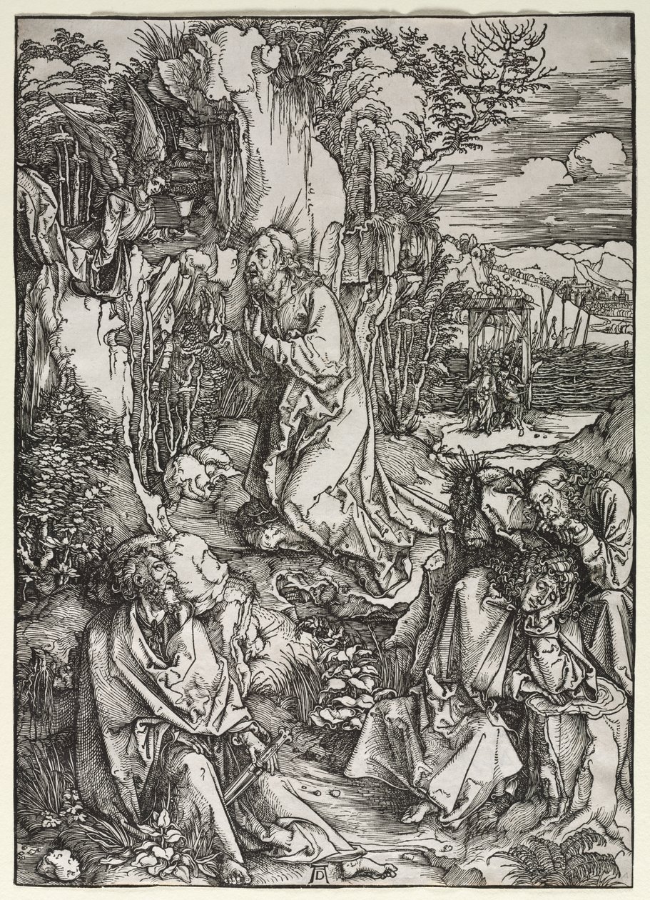 Die Große Passion: Christus am Ölberg von Albrecht Dürer