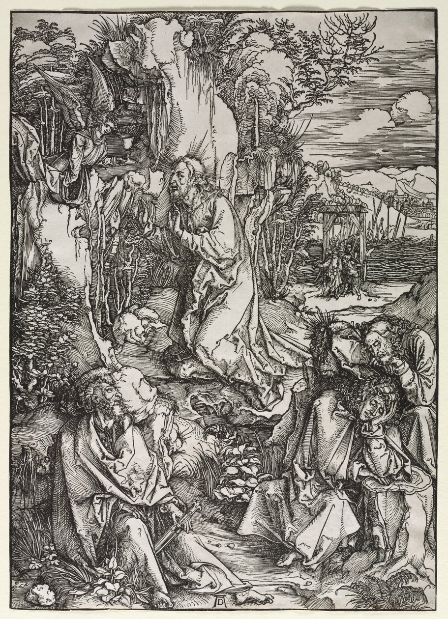 Die Große Passion: Christus am Ölberg, um 1497-1500 von Albrecht Dürer