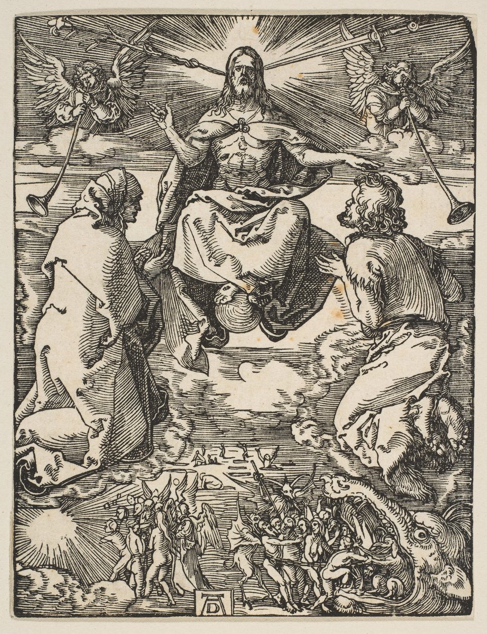 Das Jüngste Gericht, aus der Kleinen Passion von Albrecht Dürer