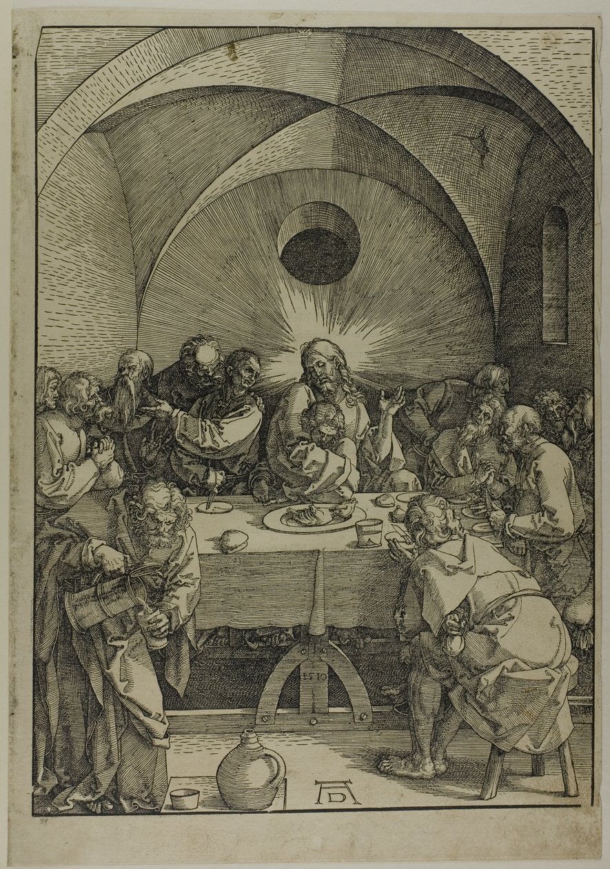 Das letzte Abendmahl, aus Die große Passion von Albrecht Dürer