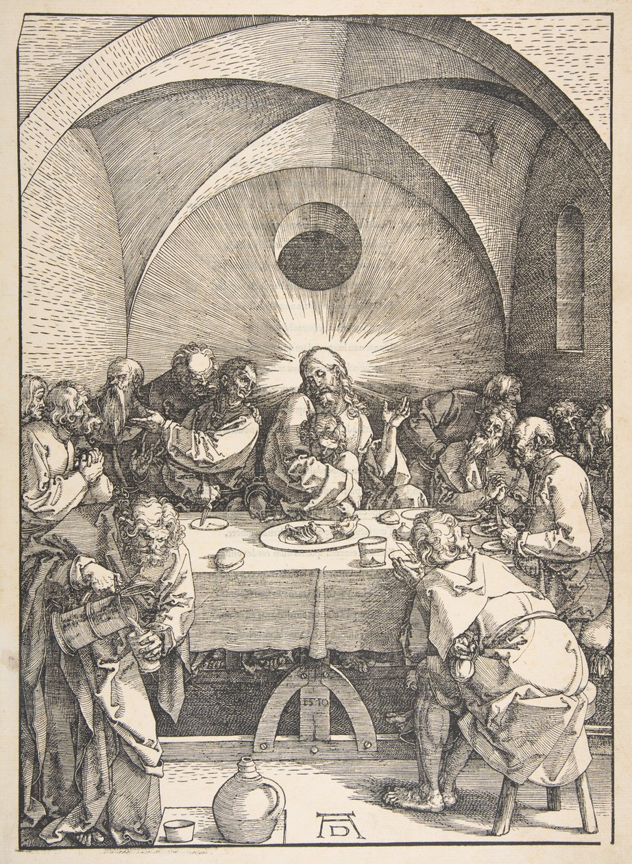 Das letzte Abendmahl, aus "Die große Passion" von Albrecht Dürer