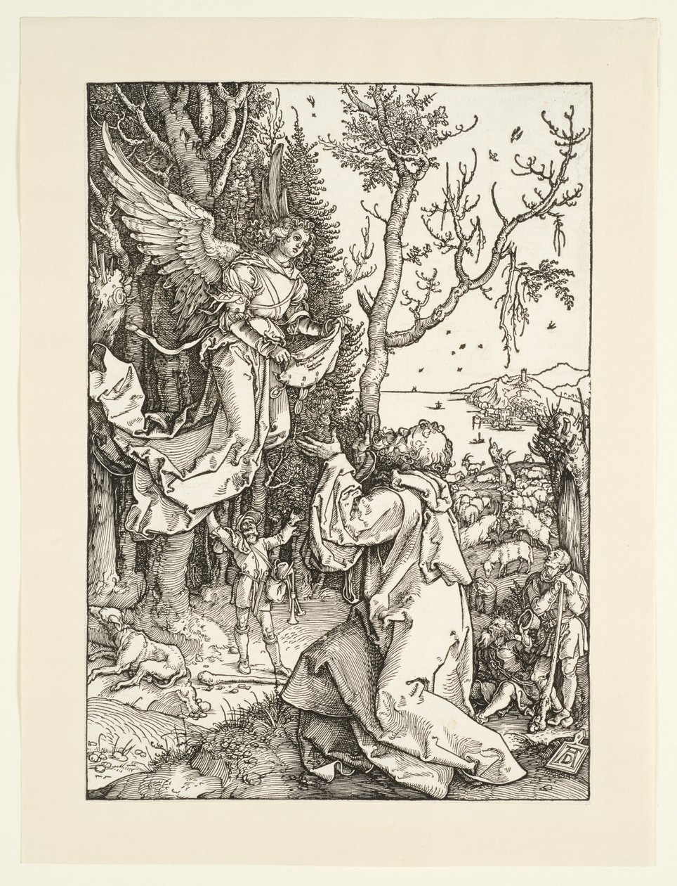 Das Marienleben: Joachim und der Engel von Albrecht Dürer