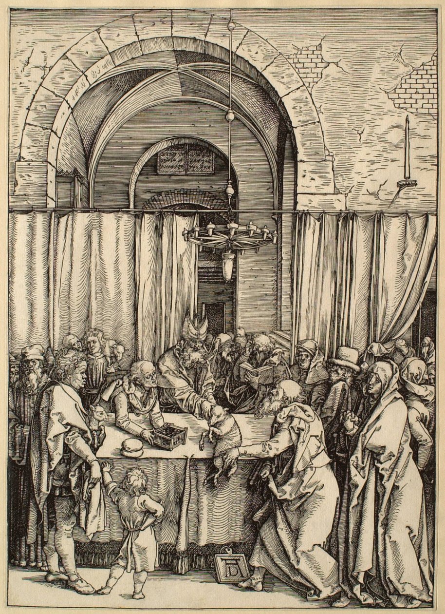 Das Leben der Jungfrau: Joachims Opfer wird abgelehnt von Albrecht Dürer