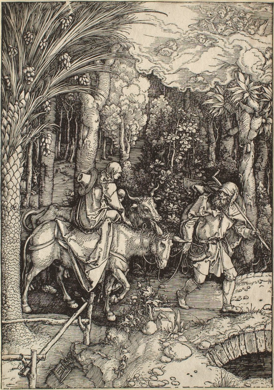 Das Leben der Jungfrau: Die Flucht nach Ägypten von Albrecht Dürer