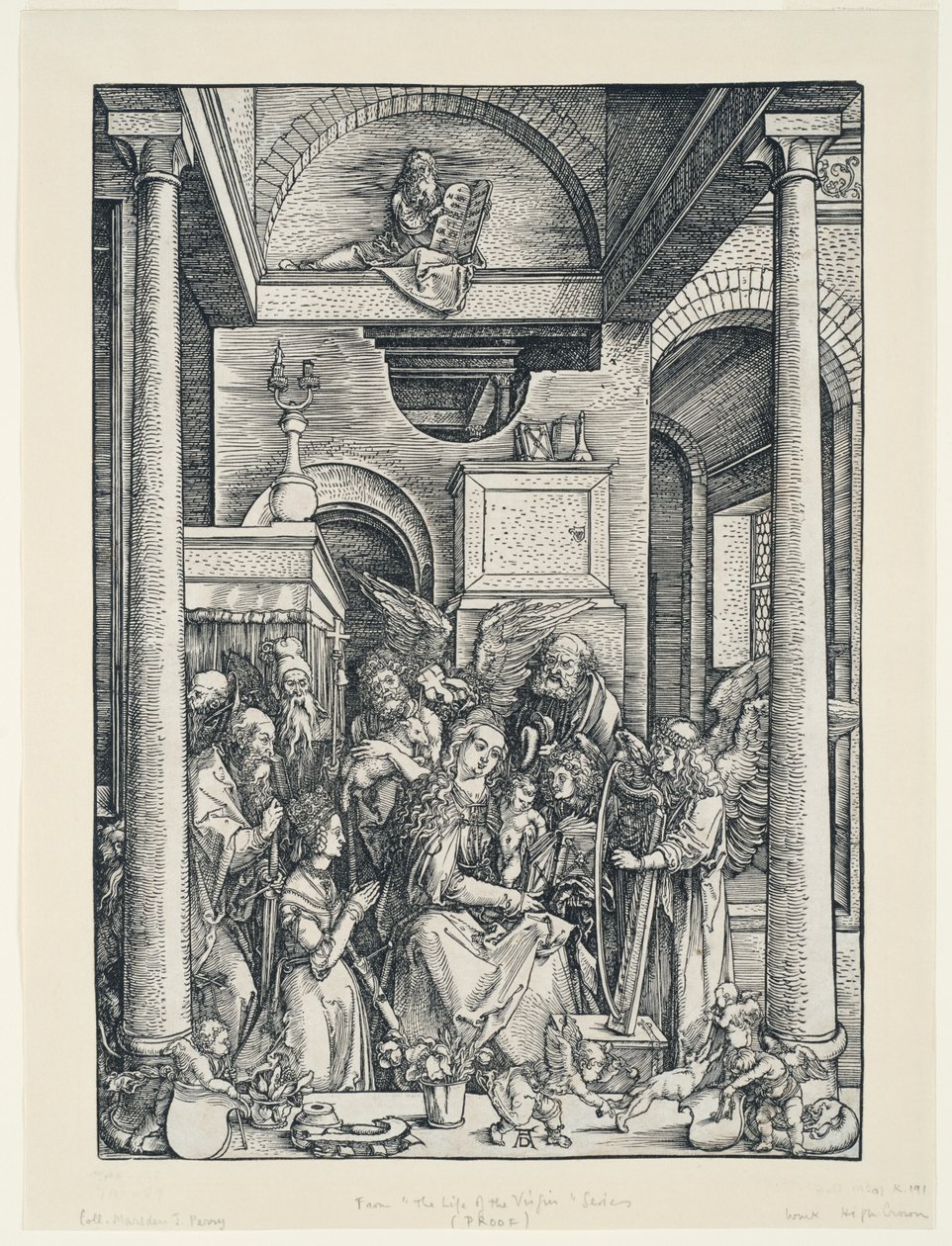 Das Leben der Jungfrau: Die Verherrlichung der Jungfrau von Albrecht Dürer