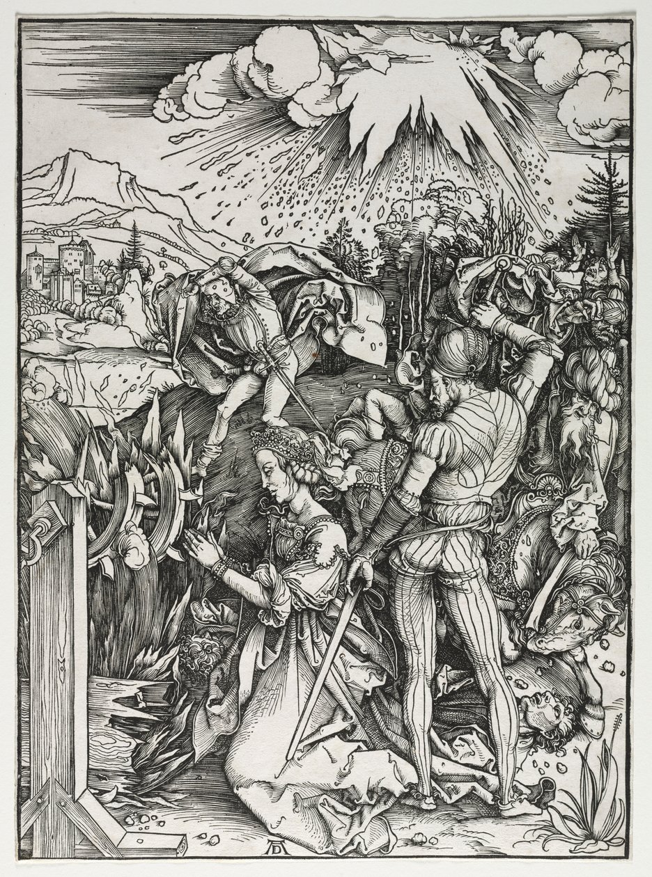 Das Martyrium der Heiligen Katharina von Alexandria, ca. 1497 von Albrecht Dürer
