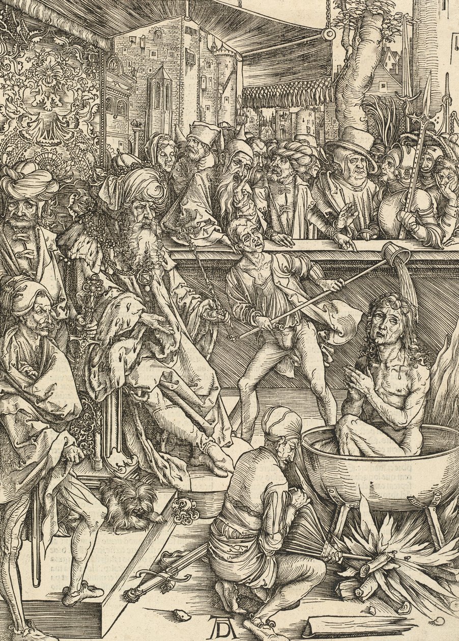 Das Martyrium des heiligen Johannes, 1498 von Albrecht Dürer