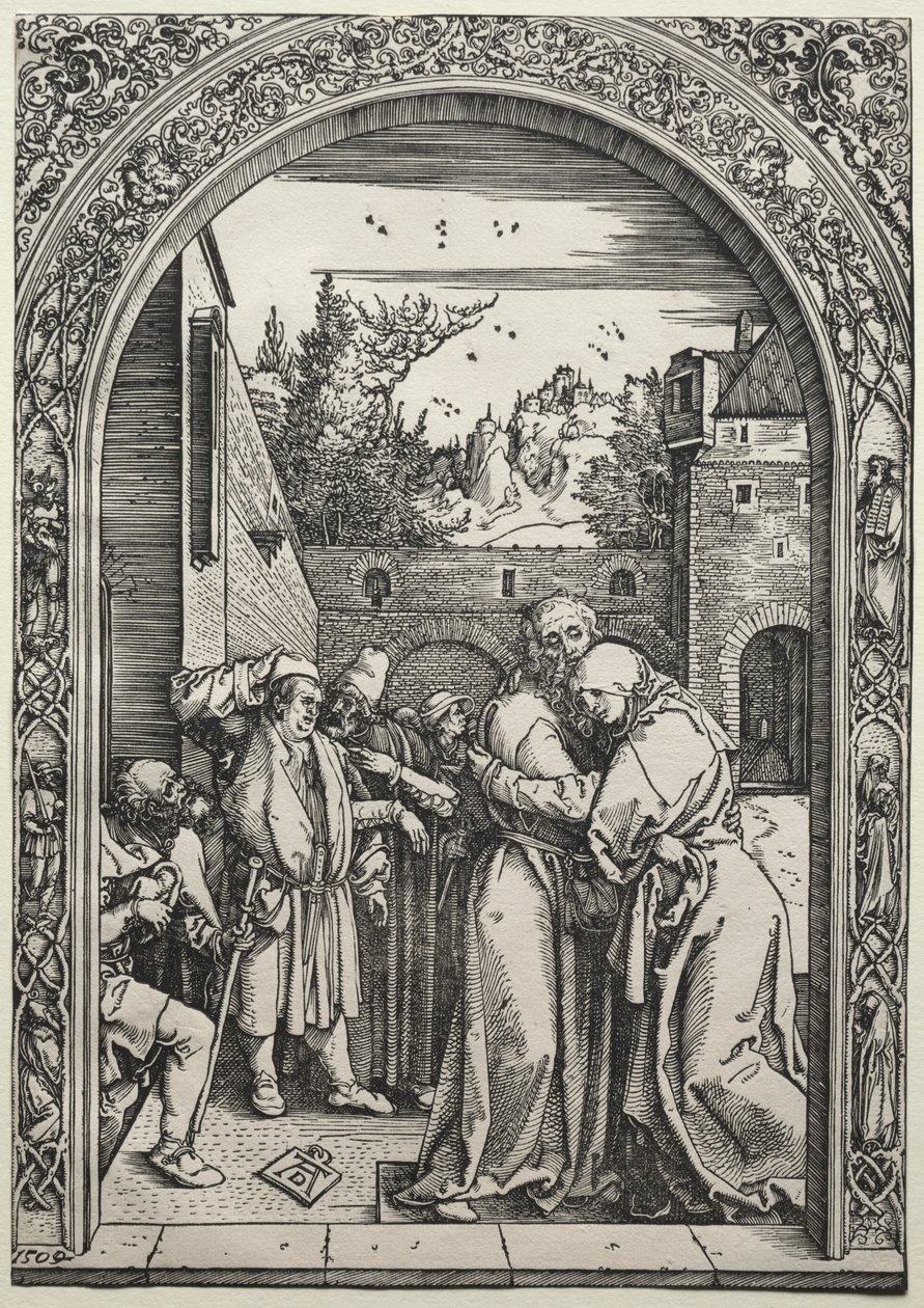 Das Treffen von Joachim und Anna am Goldenen Tor, 1504 von Albrecht Dürer