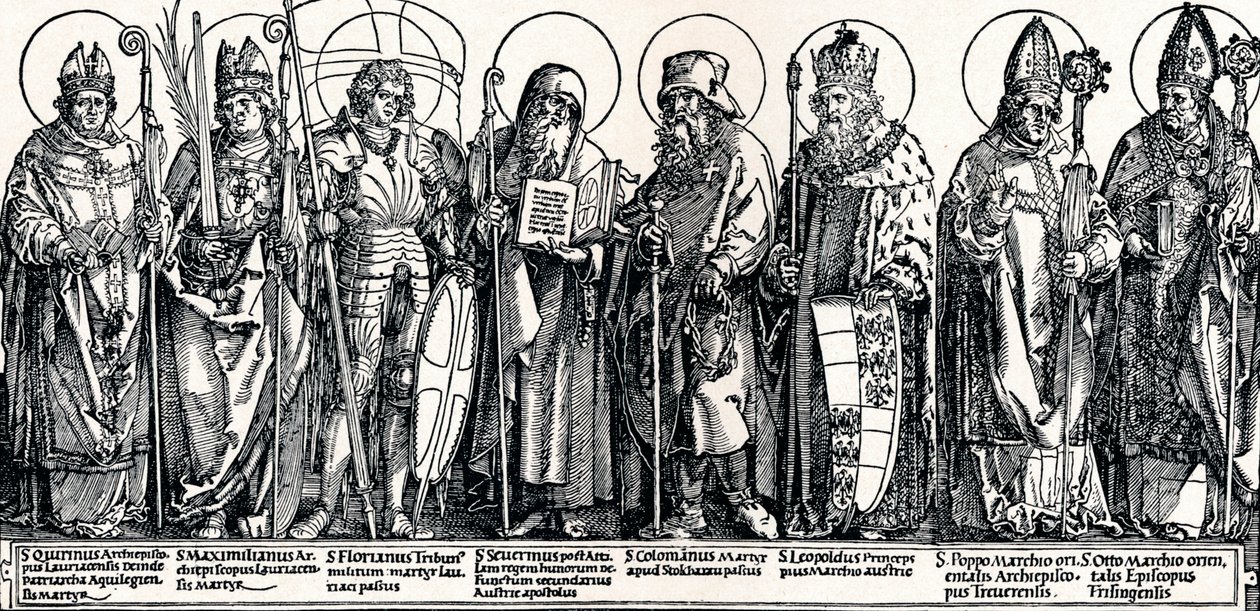 Die Schutzheiligen von Österreich von Albrecht Dürer