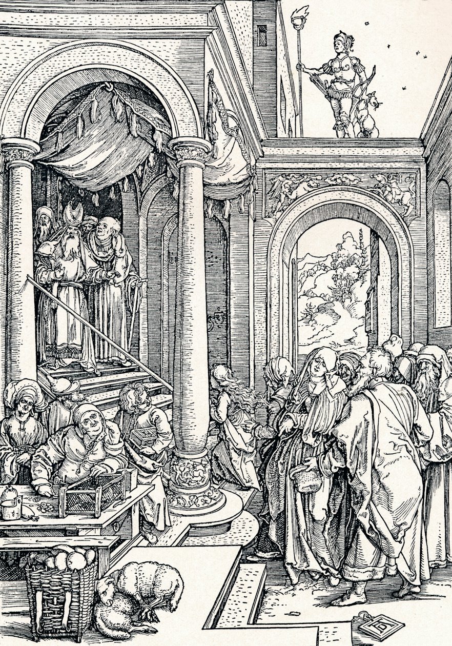 Die Darstellung der Jungfrau im Tempel von Albrecht Dürer