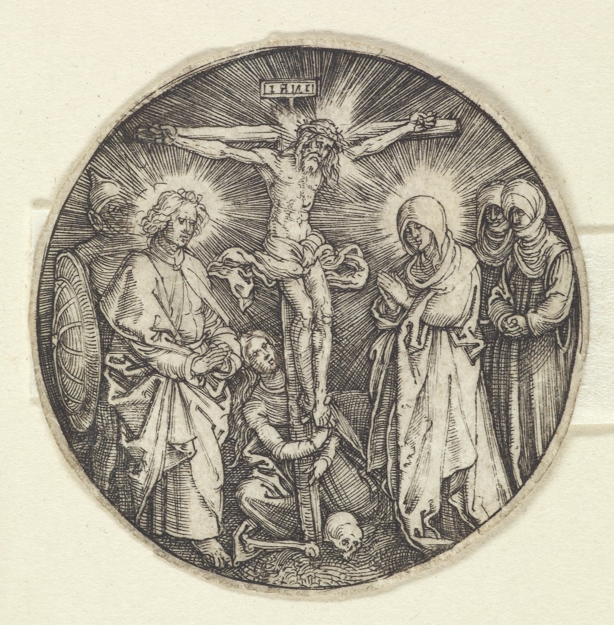 Die kleine Kreuzigung ("Der Knauf von Kaiser Maximilian") von Albrecht Dürer