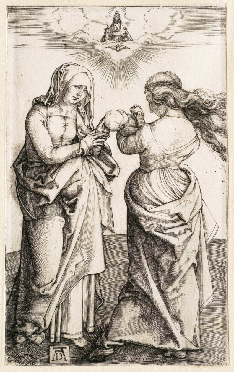 Die Jungfrau mit dem Christuskind und der Heiligen Anna von Albrecht Dürer