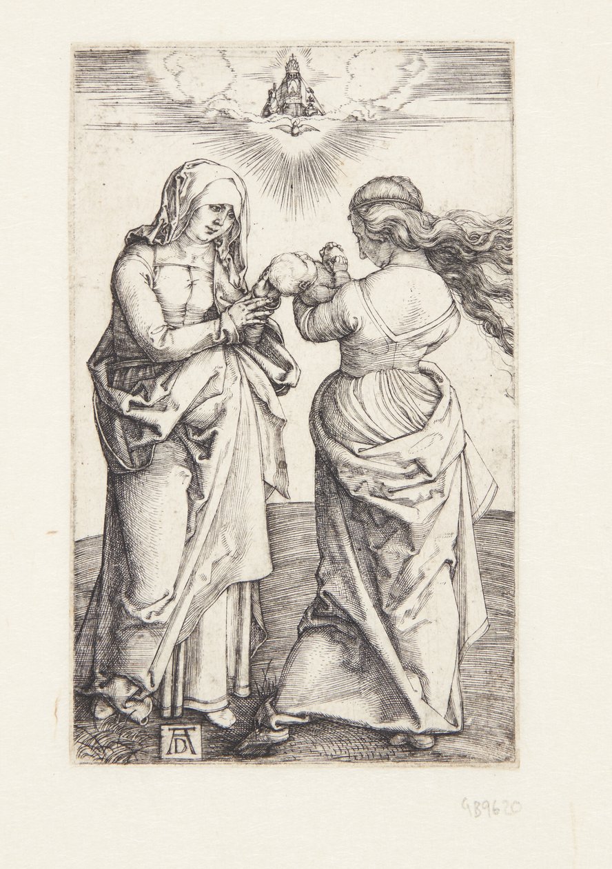 Die Jungfrau mit dem Christuskind und St. Anna von Albrecht Dürer