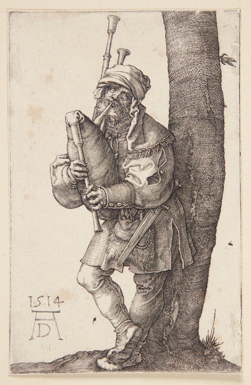 Der Dudelsackspieler von Albrecht Dürer