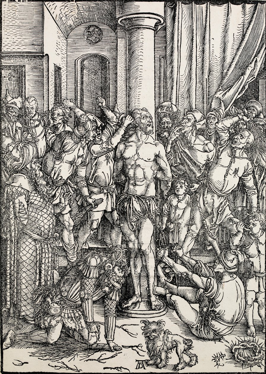 Die Geißelung, ca. 1496-97 von Albrecht Dürer