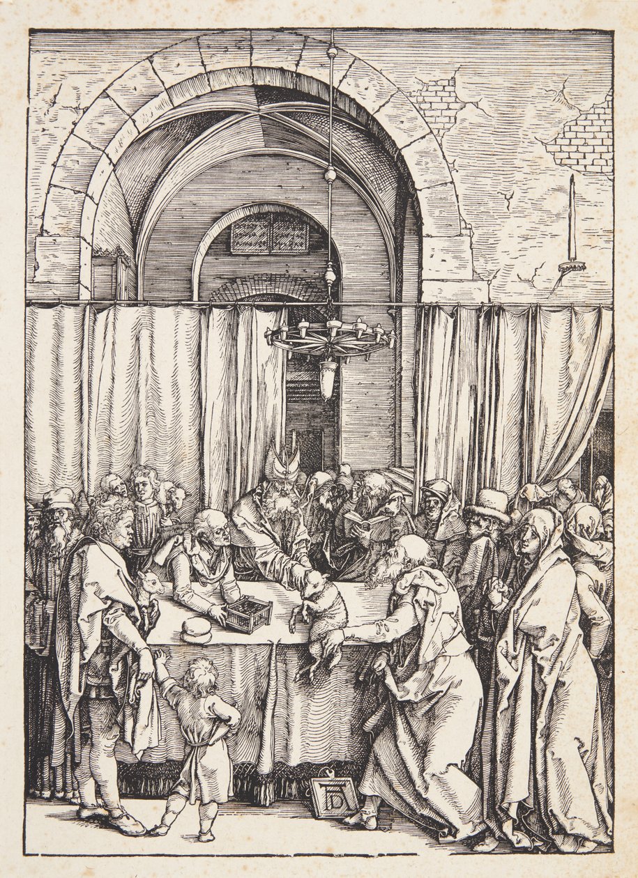 Die Ablehnung von Joachims Opfergabe von Albrecht Dürer