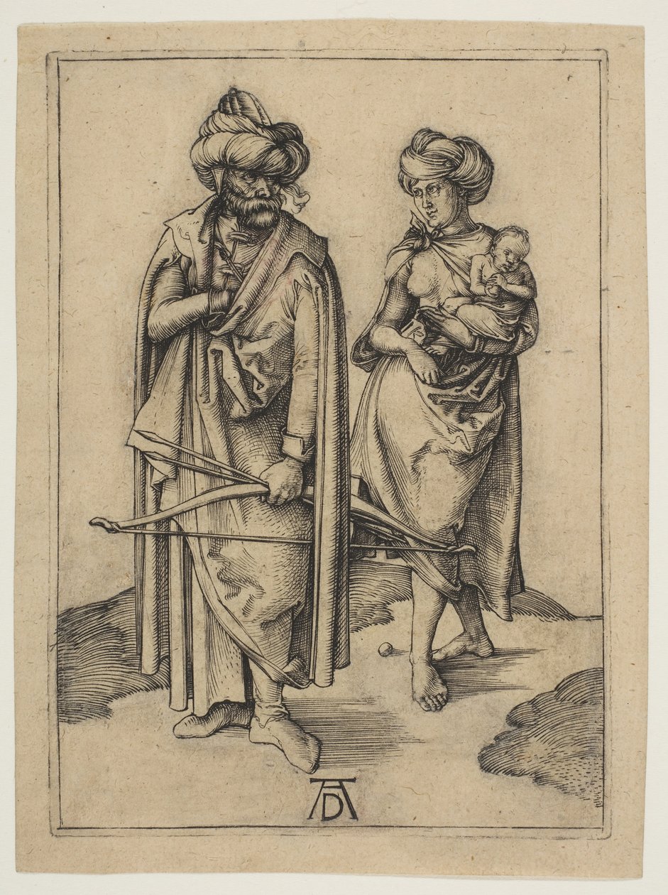 Türkische Familie, ca. 1496 von Albrecht Dürer
