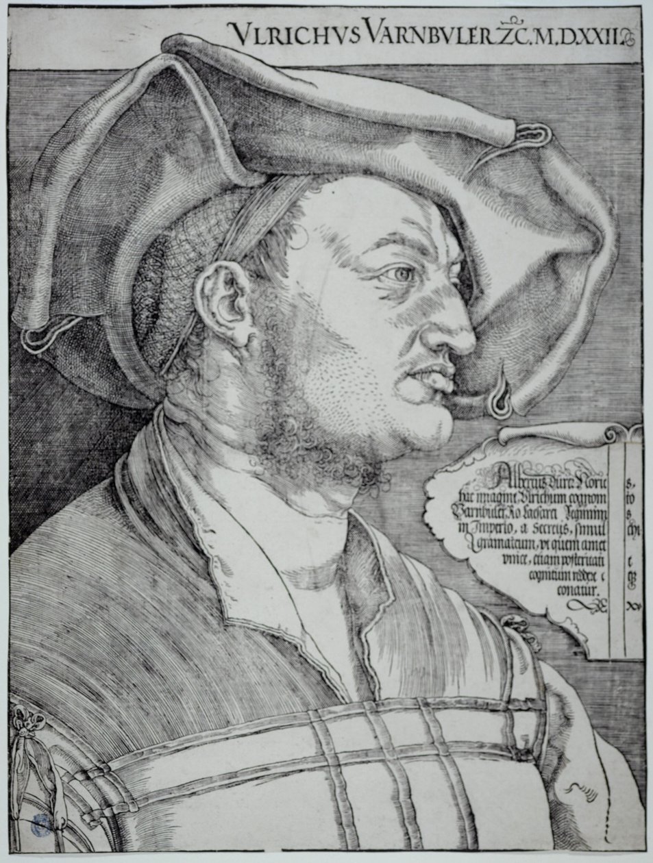 Ulrich Varnbüler (Bartsch 155) von Albrecht Dürer