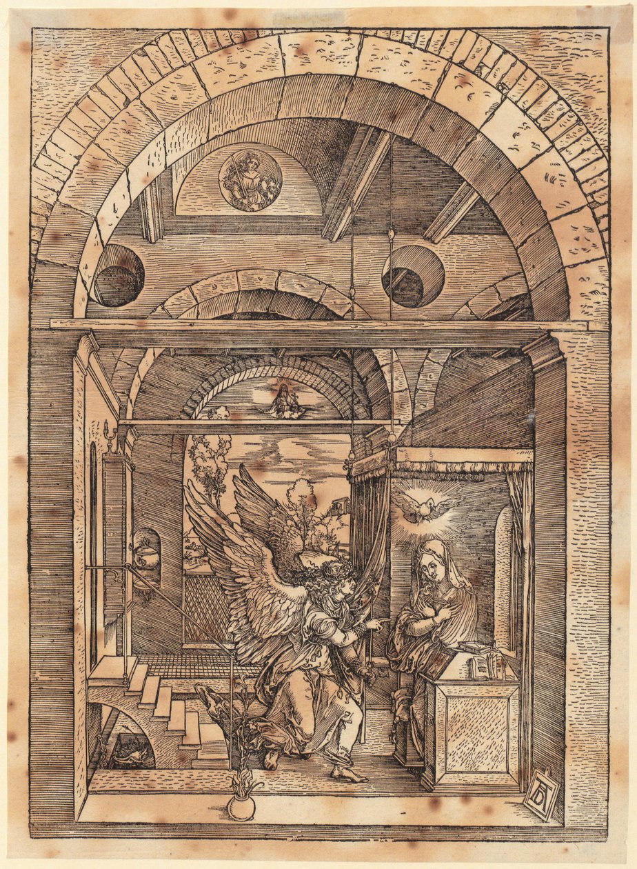 Verlobung Mariens, Blatt 7 der Folge "Das Marienleben" von Albrecht Dürer