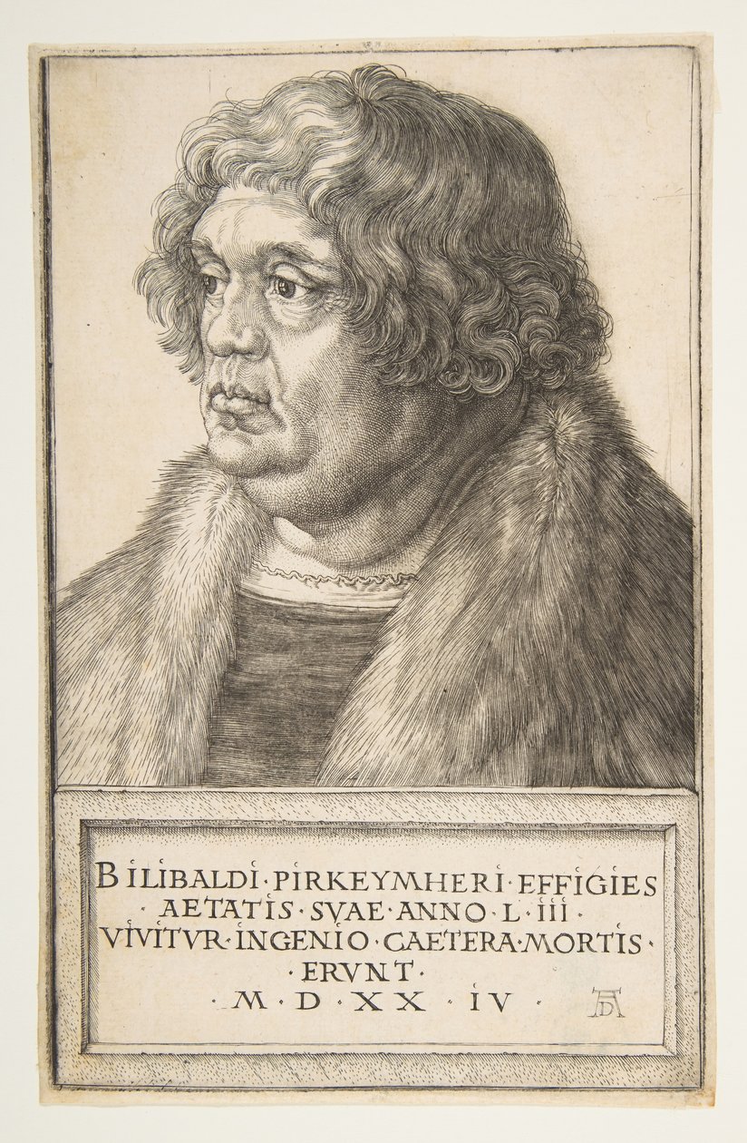 Willibald Pirckheimer, 1524 von Albrecht Dürer